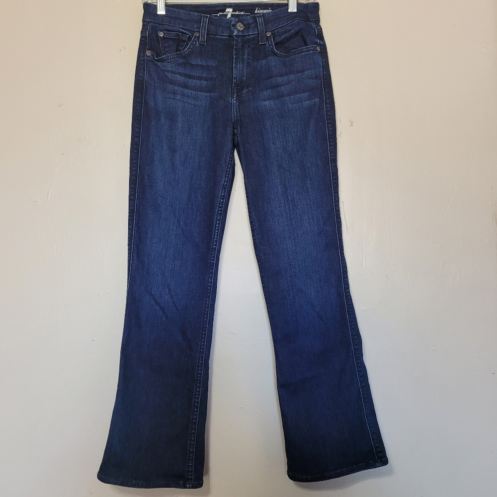7 For All Mankind Kimmie Jeans Bootcut Dark Blue